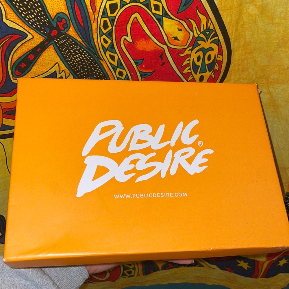 Triumph Black PU Lock Chain Detail Anklet Strap Stiletto Heels